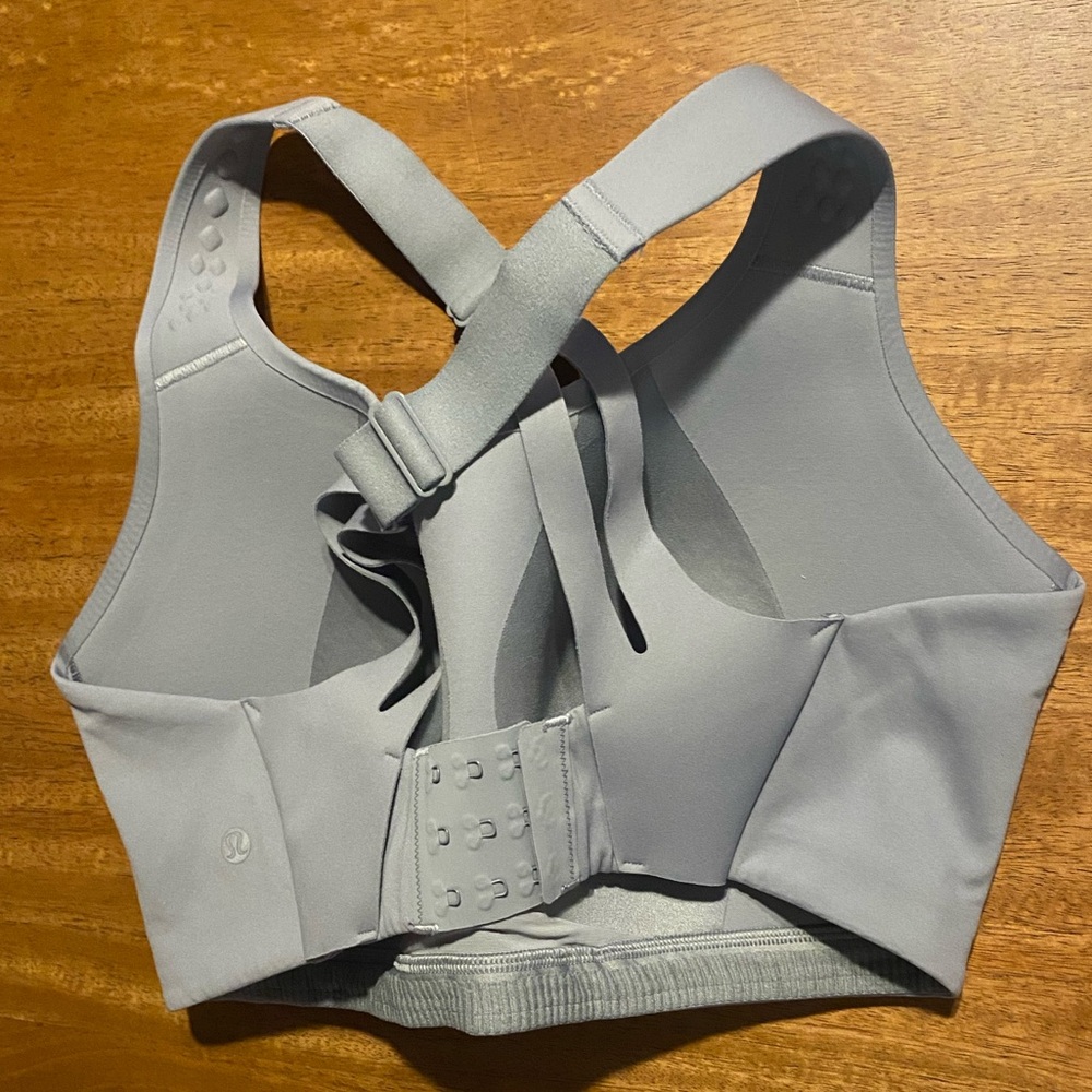 Lululemon Airsupport Running High Support Rhino Grey/vapor Sports Bra | 36 DDD - Picture 5 of 6
